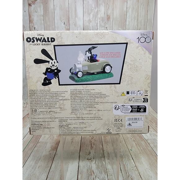 Disney Parks 100 Eras Oswald The Lucky Rabbit 95 Years Car Diffuser 2023 NEW - Picture 2 of 8